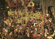 fastlagens strid med fastan Pieter Bruegel